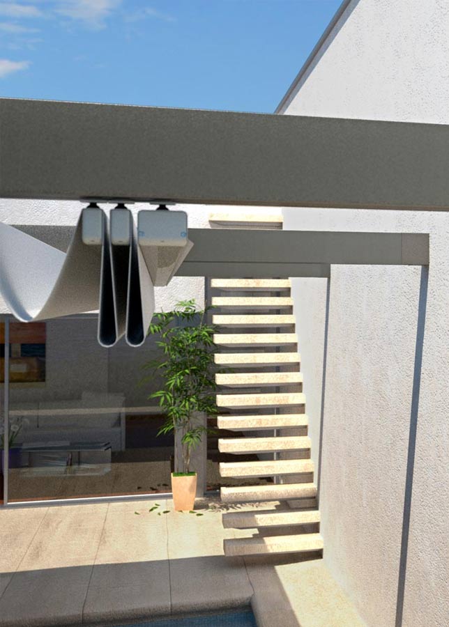 Copertura per esterni, grande capacità di carico e notevoli dimensioni personalizzabili